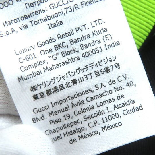 GUCCI Other bottoms 696130 Main: 95% polyamide (nylon), 5% polyurethane Black Neon Green mens S (175/78A) Used Authentic