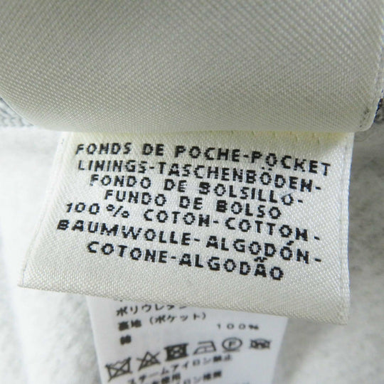 HERMES one piece Outer: 86% cotton, Outer: 14% camel, Part: 74% cotton, Part: 18% camel, Part: 8% polyurethane, Lining (pocket): 100% cotton Gray Blue Bride de Cour Women 34 Used Authentic
