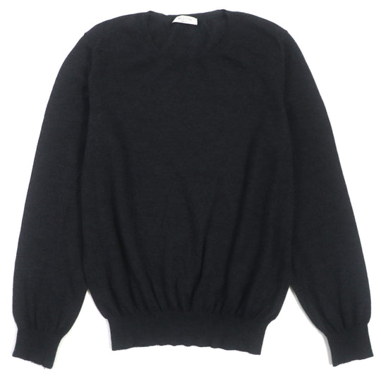 VALENTINO sweater Main: 100% cashmere Dark gray mens S Used Authentic