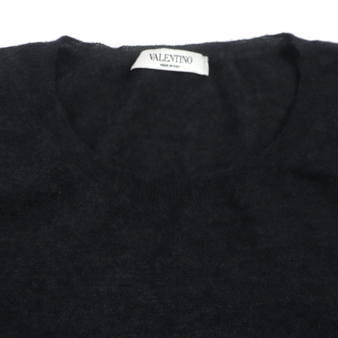 VALENTINO sweater Main: 100% cashmere Dark gray mens S Used Authentic