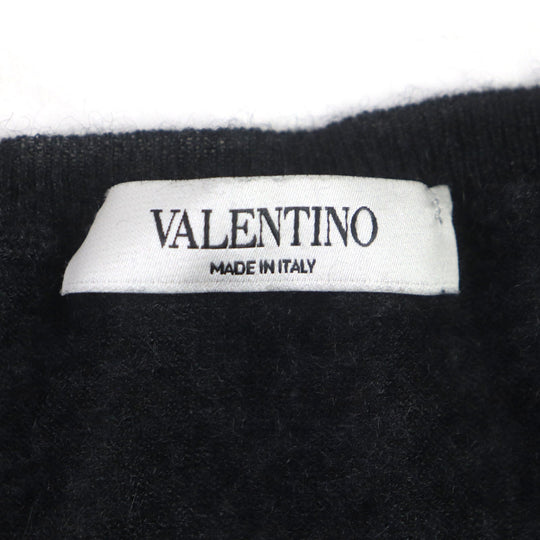 VALENTINO sweater Main: 100% cashmere Dark gray mens S Used Authentic