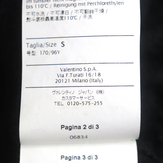 VALENTINO sweater Main: 100% cashmere Dark gray mens S Used Authentic