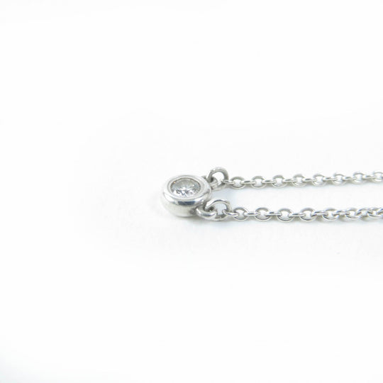 TIFFANY&Co. Necklace Main: AG925, Part: Diamond Silver El Saperetti By the yard Women Used Authentic