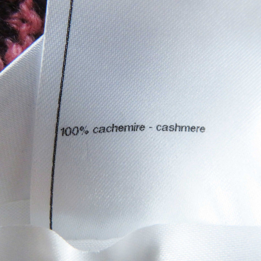 CHANEL one piece P75435 Outer material: 100% cashmere Pink Bordeaux Women 44 Used Authentic