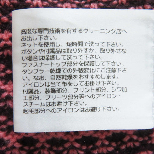 CHANEL one piece P75435 Outer material: 100% cashmere Pink Bordeaux Women 44 Used Authentic