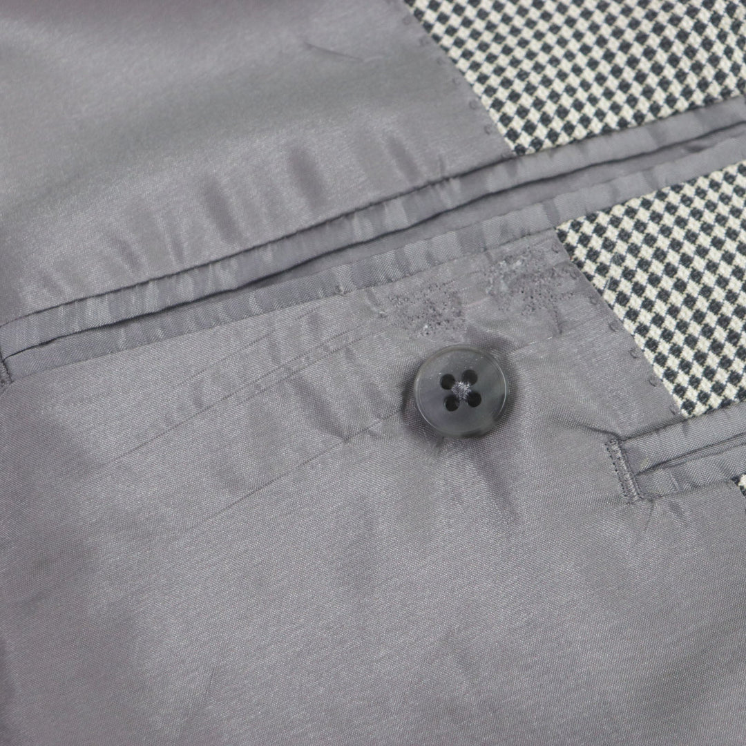 BURBERRY LONDON tailored jacket Outer material: 60% wool, Outer material: 30% silk, Outer material: 10% mohair, Sleeve lining: cupra, Body lining: polyester: cupra Light gray mens 175 A6 Used Authentic