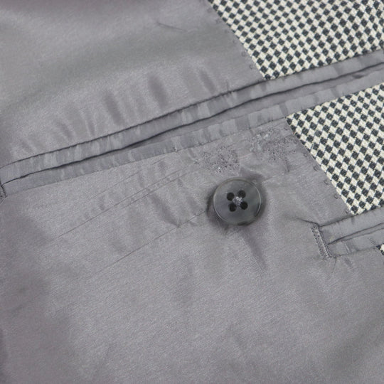 BURBERRY LONDON tailored jacket Outer material: 60% wool, Outer material: 30% silk, Outer material: 10% mohair, Sleeve lining: cupra, Body lining: polyester: cupra Light gray mens 175 A6 Used Authentic