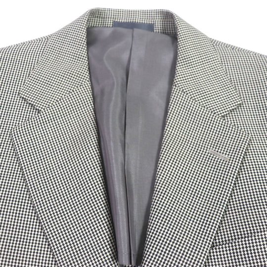 BURBERRY LONDON tailored jacket Outer material: 60% wool, Outer material: 30% silk, Outer material: 10% mohair, Sleeve lining: cupra, Body lining: polyester: cupra Light gray mens 175 A6 Used Authentic