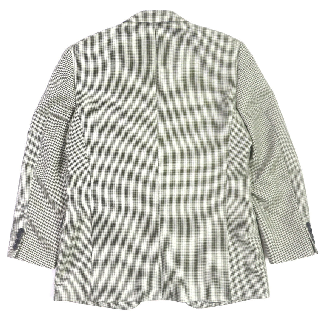 BURBERRY LONDON tailored jacket Outer material: 60% wool, Outer material: 30% silk, Outer material: 10% mohair, Sleeve lining: cupra, Body lining: polyester: cupra Light gray mens 175 A6 Used Authentic