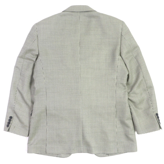 BURBERRY LONDON tailored jacket Outer material: 60% wool, Outer material: 30% silk, Outer material: 10% mohair, Sleeve lining: cupra, Body lining: polyester: cupra Light gray mens 175 A6 Used Authentic