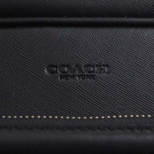 COACH Briefcase 71330 Safiano leather black Crosby mens Used Authentic