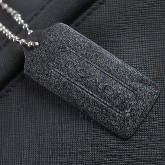 COACH Briefcase 71330 Safiano leather black Crosby mens Used Authentic