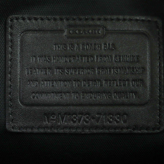 COACH Briefcase 71330 Safiano leather black Crosby mens Used Authentic