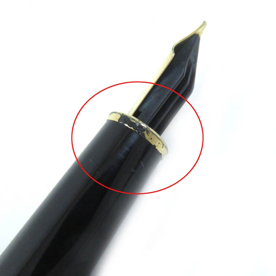 MONTBLANC fountain pen Pen point: 14K Black gold Classic mens Used Authentic