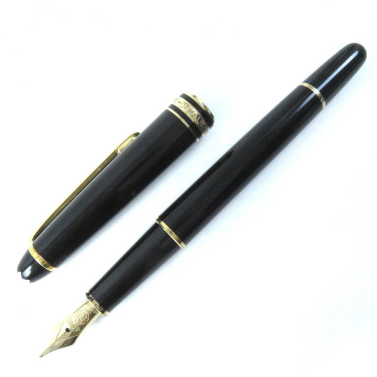 MONTBLANC fountain pen Pen point: 14K Black gold Classic mens Used Authentic