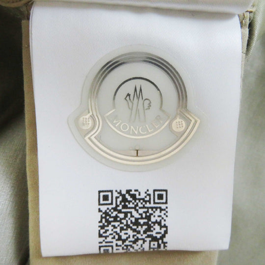 MONCLER A line coat Outer: 87% cotton, Outer: 13% polyester, Yoke back: 100% nylon beige ADHAFERA ADHAFERA Women zero size Used Authentic