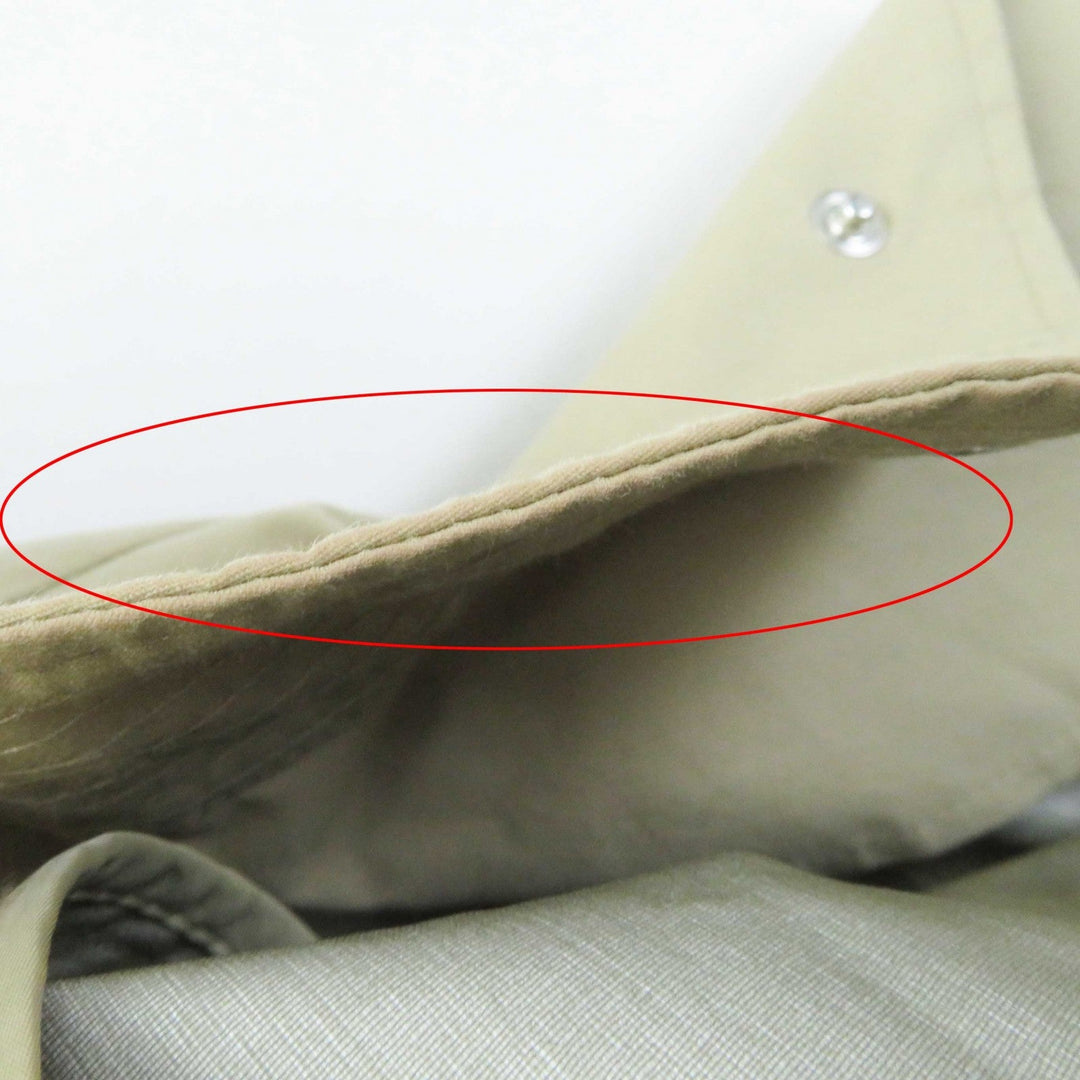 MONCLER A line coat Outer: 87% cotton, Outer: 13% polyester, Yoke back: 100% nylon beige ADHAFERA ADHAFERA Women zero size Used Authentic