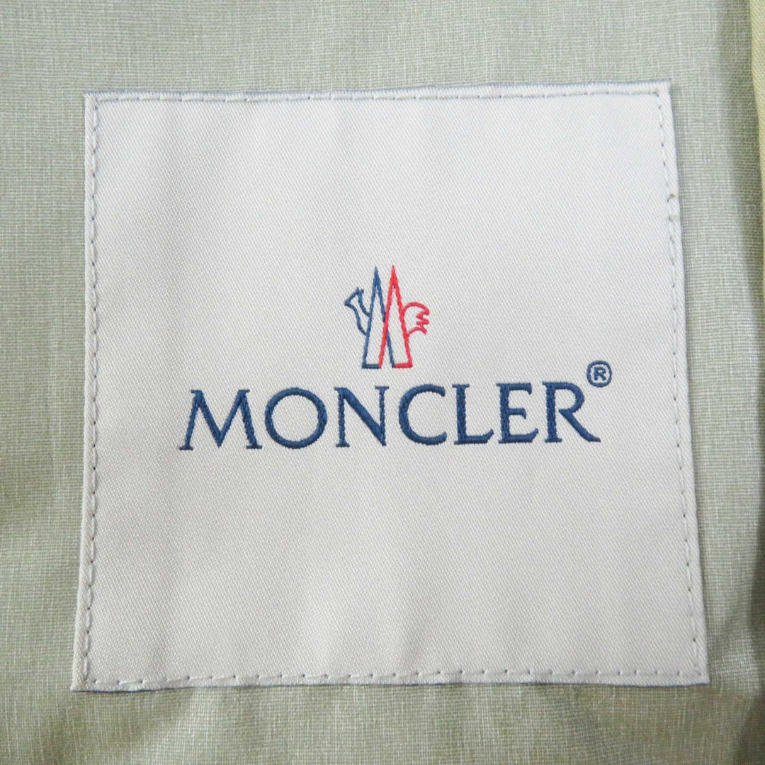 MONCLER A line coat Outer: 87% cotton, Outer: 13% polyester, Yoke back: 100% nylon beige ADHAFERA ADHAFERA Women zero size Used Authentic