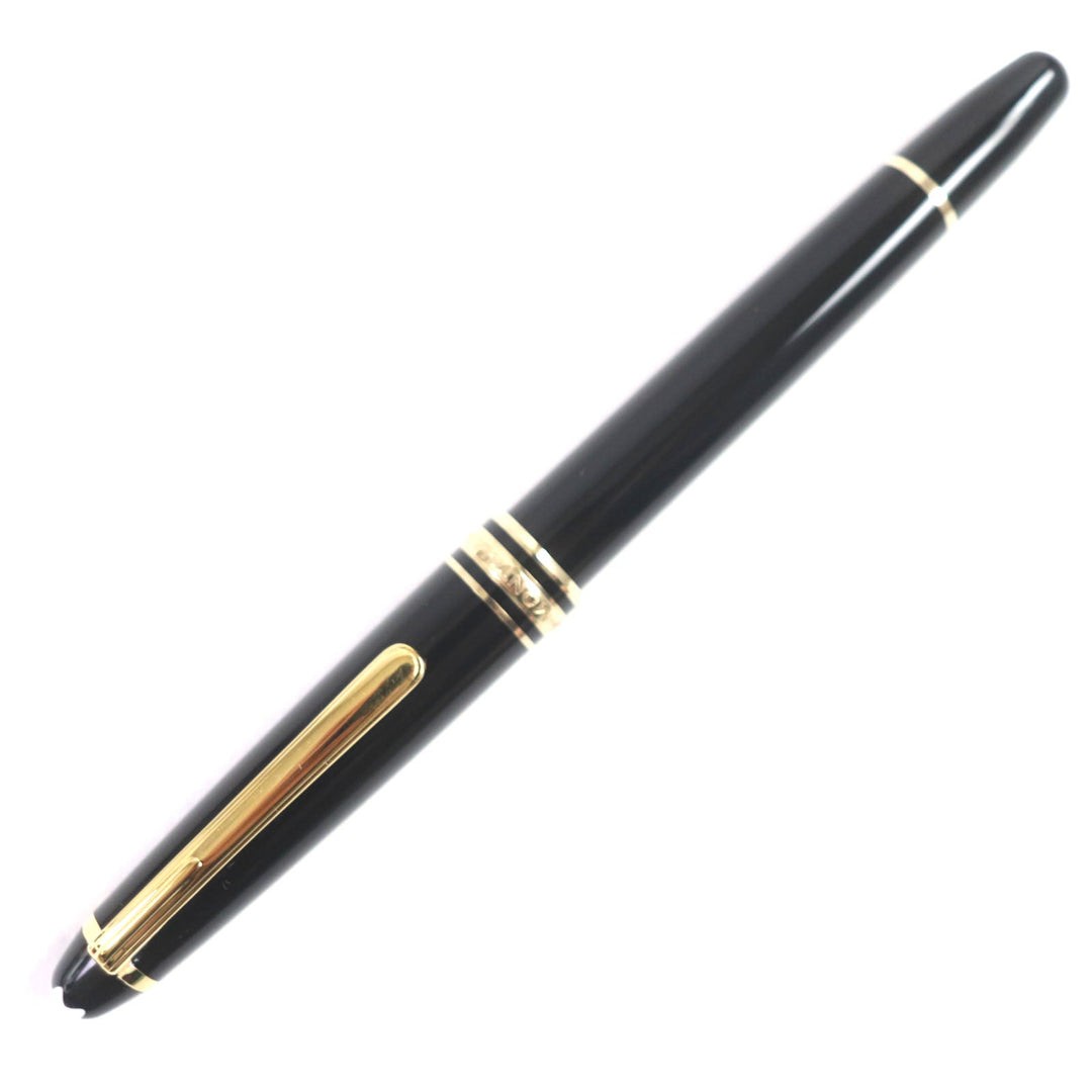 MONTBLANC fountain pen Pen point: K14 Black gold Meisterstck Classic mens Used Authentic