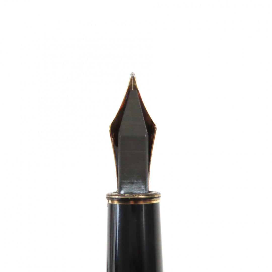 MONTBLANC fountain pen Pen point: K14 Black gold Meisterstck Classic mens Used Authentic
