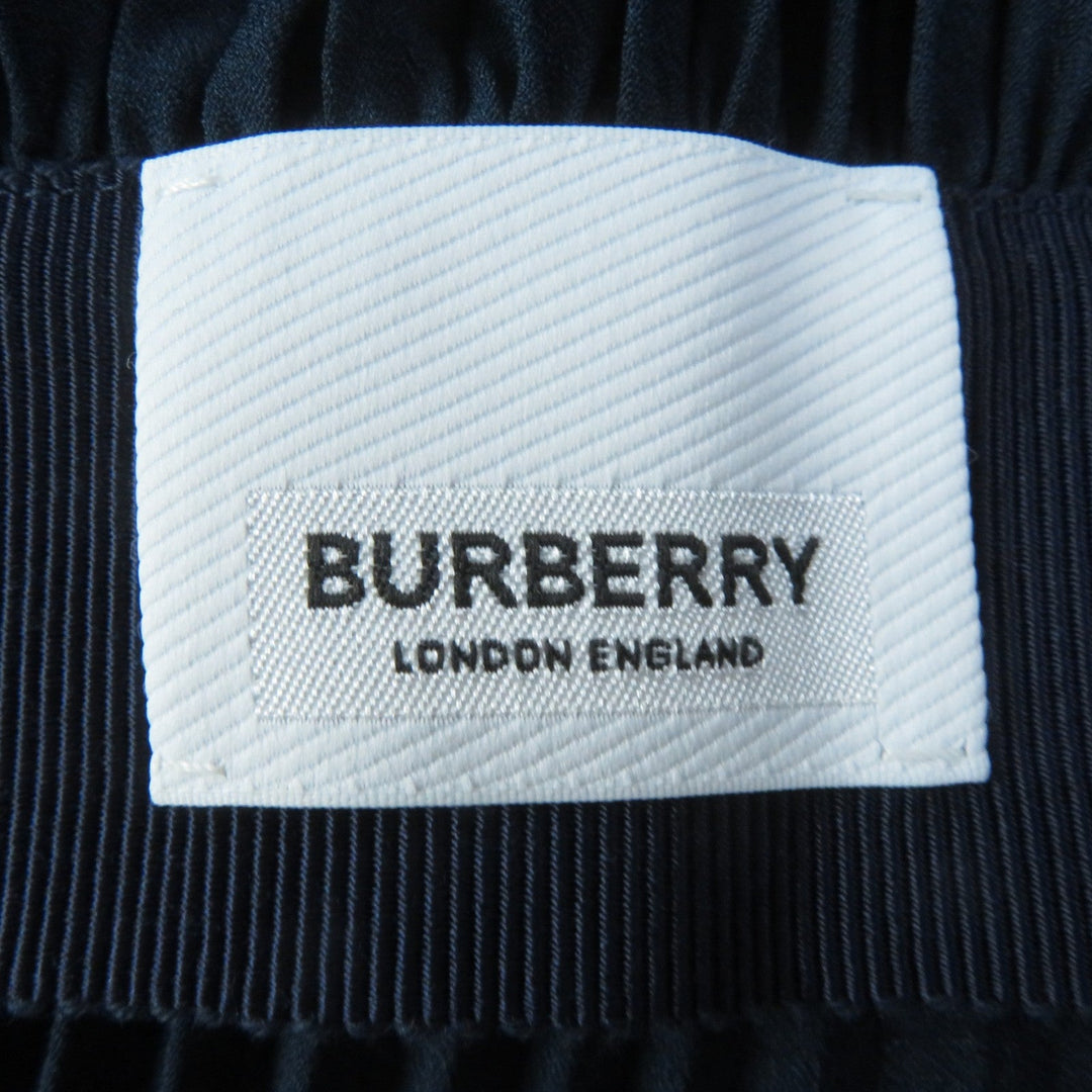 BURBERRY one piece 8038788 Outer: 100% polyester, part: 100% silk, part: 55% cotton, part: 45% viscose Navy Women 38 Used Authentic