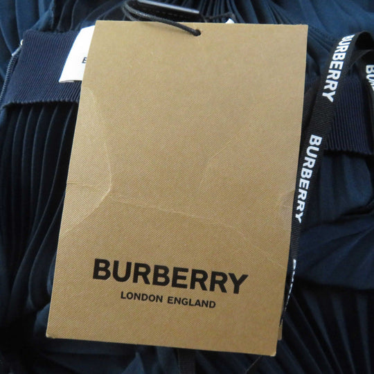 BURBERRY one piece 8038788 Outer: 100% polyester, part: 100% silk, part: 55% cotton, part: 45% viscose Navy Women 38 Used Authentic