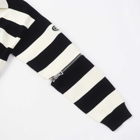 GUCCI one piece 731592 Outer: 100% cotton, Part: 94% cotton, Part: 5% nylon, Part: 1% polyurethane, Applique: 100% polyester White black Women S Used Authentic