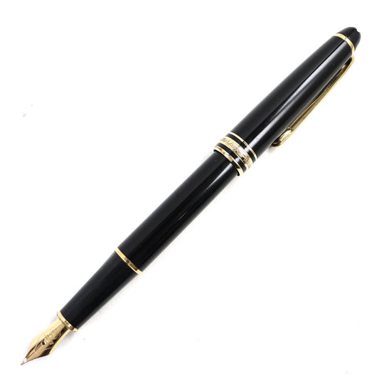 MONTBLANC fountain pen Pen point: K14 Black gold Meisterstck Classic mens Used Authentic