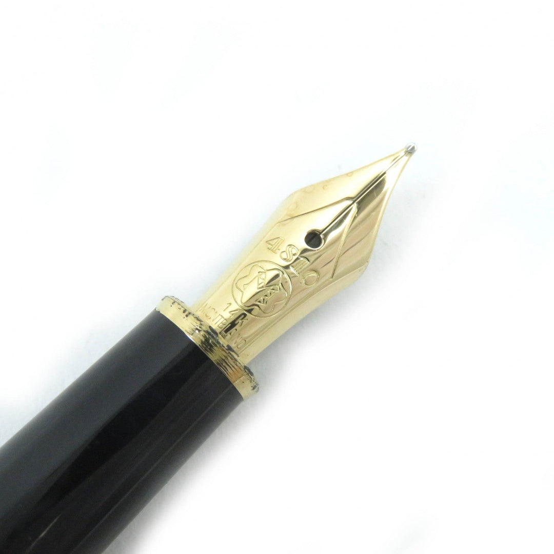 MONTBLANC fountain pen Pen point: K14 Black gold Meisterstck Classic mens Used Authentic