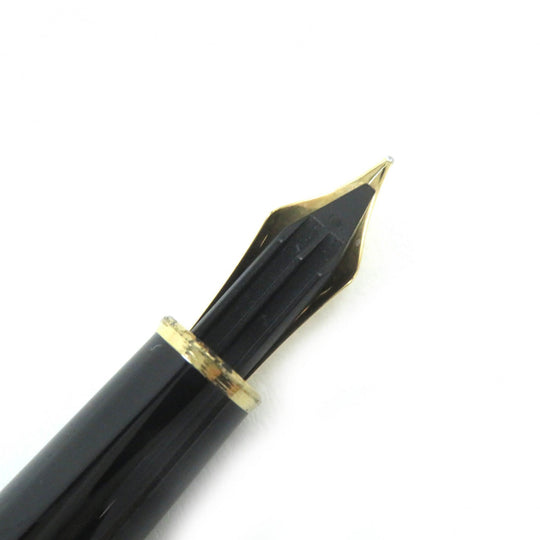 MONTBLANC fountain pen Pen point: K14 Black gold Meisterstck Classic mens Used Authentic