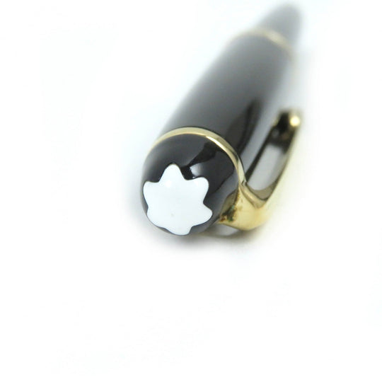 MONTBLANC fountain pen Pen point: K14 Black gold Meisterstck Classic mens Used Authentic