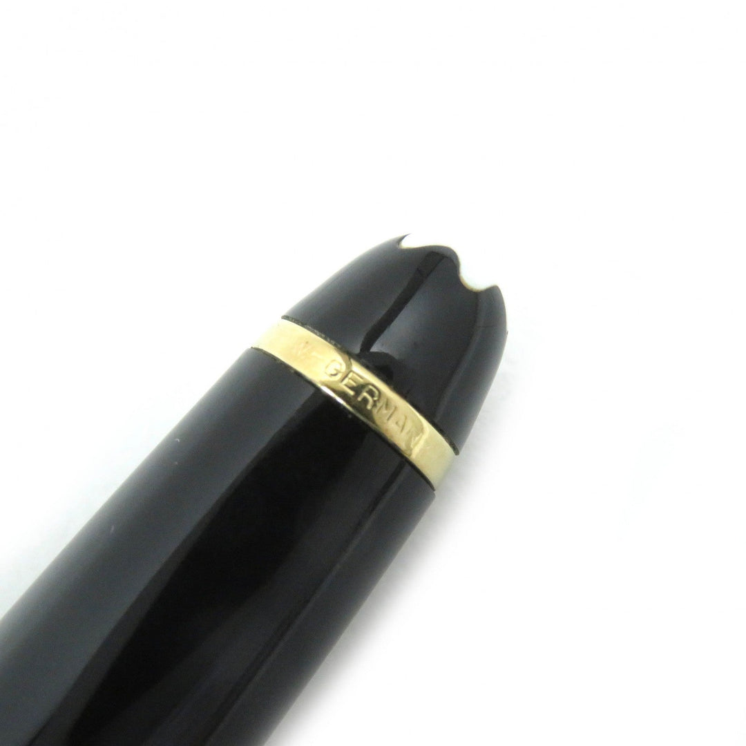 MONTBLANC fountain pen Pen point: K14 Black gold Meisterstck Classic mens Used Authentic