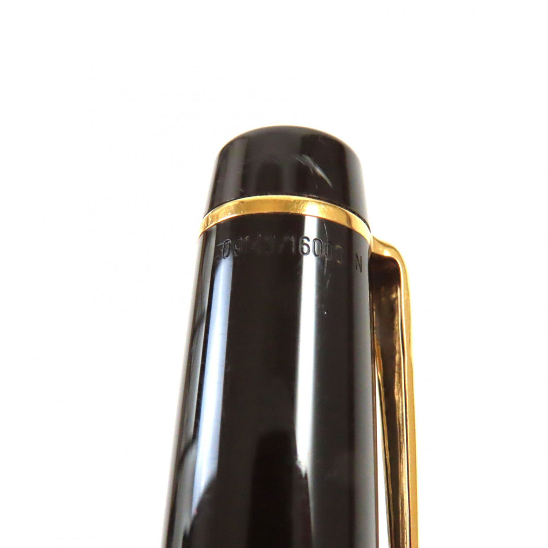 MONTBLANC Ballpoint pen resin Black gold Writers Series 1996 Alexandre Dumas mens Used Authentic