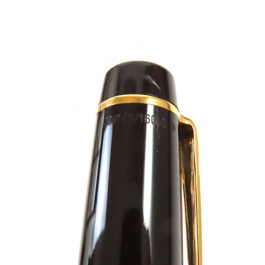 MONTBLANC Ballpoint pen resin Black gold Writers Series 1996 Alexandre Dumas mens Used Authentic