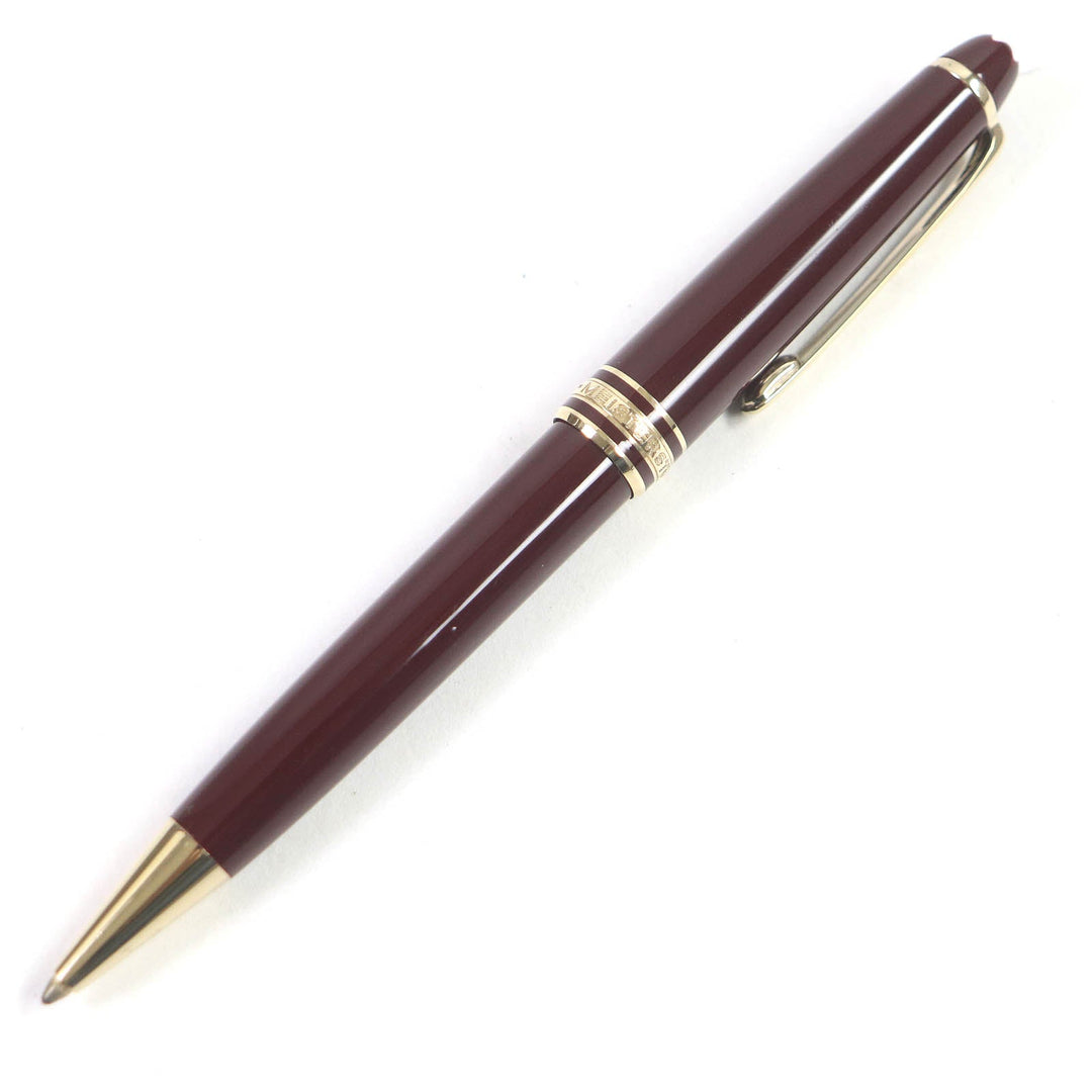 MONTBLANC Ballpoint pen Resin, Gold Plated Bordeaux Gold mens(Unisex) Used Authentic