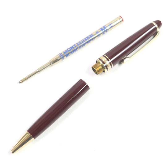 MONTBLANC Ballpoint pen Resin, Gold Plated Bordeaux Gold mens(Unisex) Used Authentic
