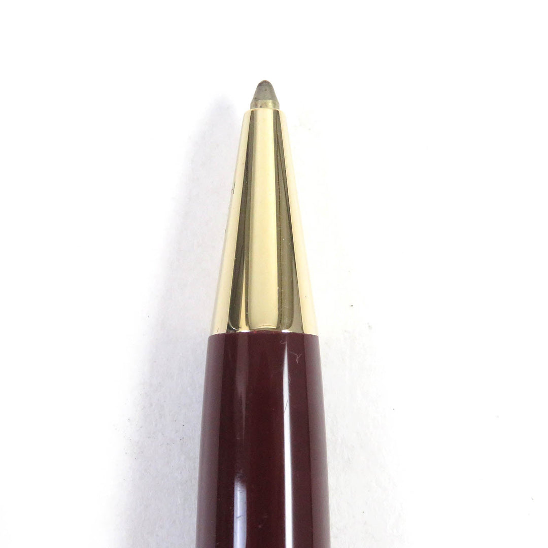 MONTBLANC Ballpoint pen Resin, Gold Plated Bordeaux Gold mens(Unisex) Used Authentic