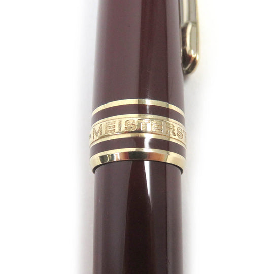 MONTBLANC Ballpoint pen Resin, Gold Plated Bordeaux Gold mens(Unisex) Used Authentic
