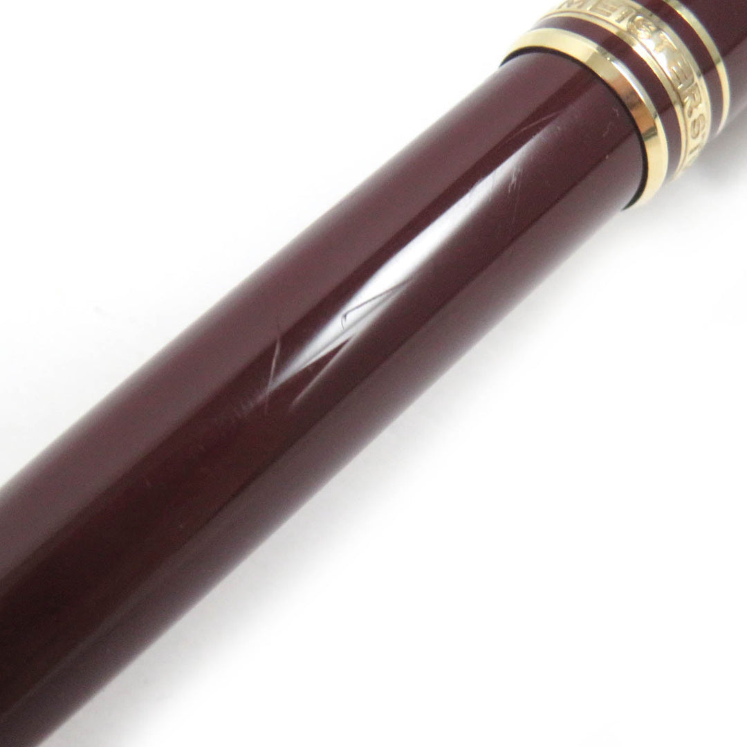 MONTBLANC Ballpoint pen Resin, Gold Plated Bordeaux Gold mens(Unisex) Used Authentic