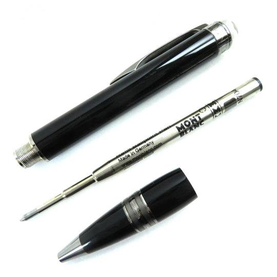MONTBLANC Ballpoint pen Precious resin Black gun metallic Starwalker mens Used Authentic