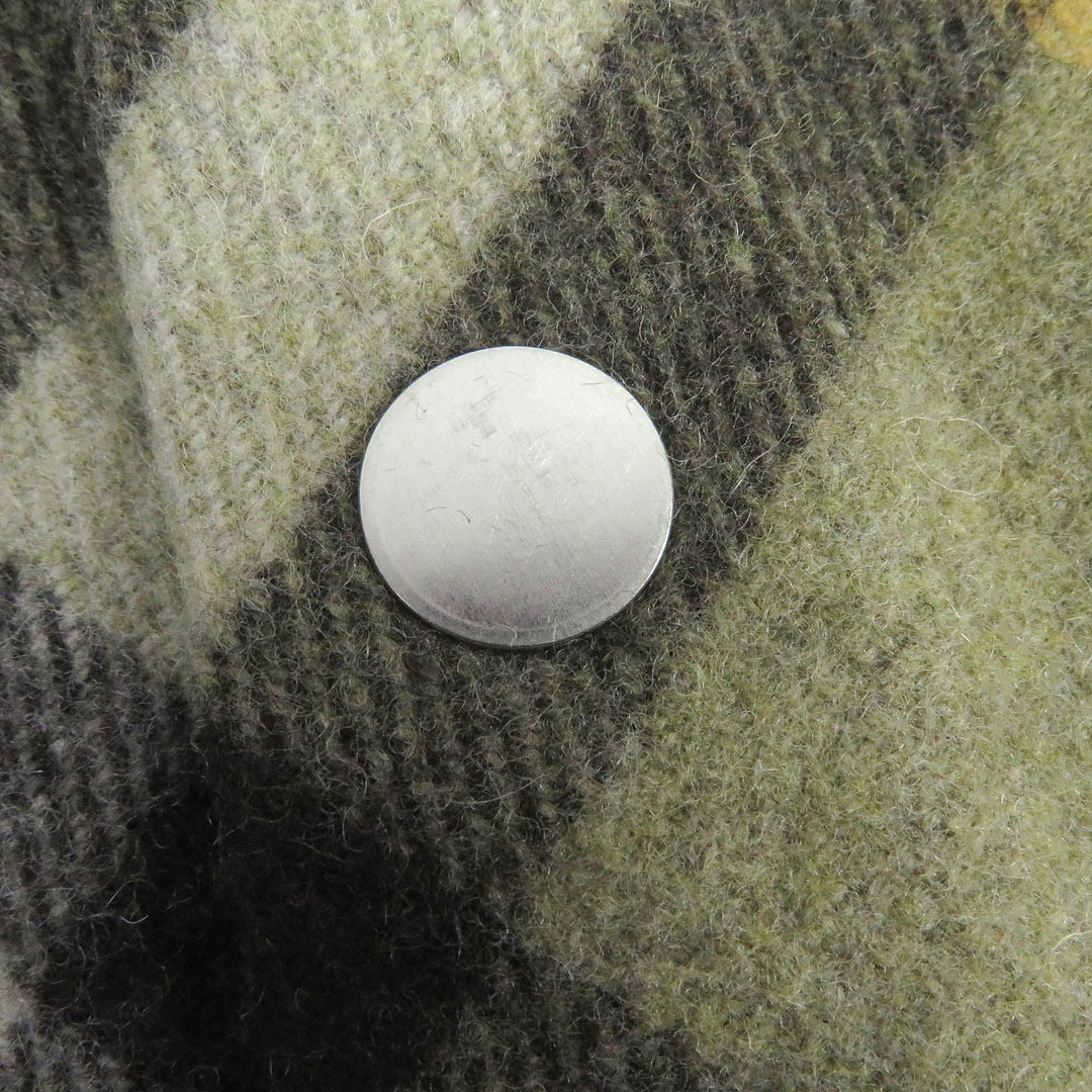 BURBERRY Long sleeve shirt 8076470 Main: 80% wool, Main: 20% nylon khaki mens S Used Authentic