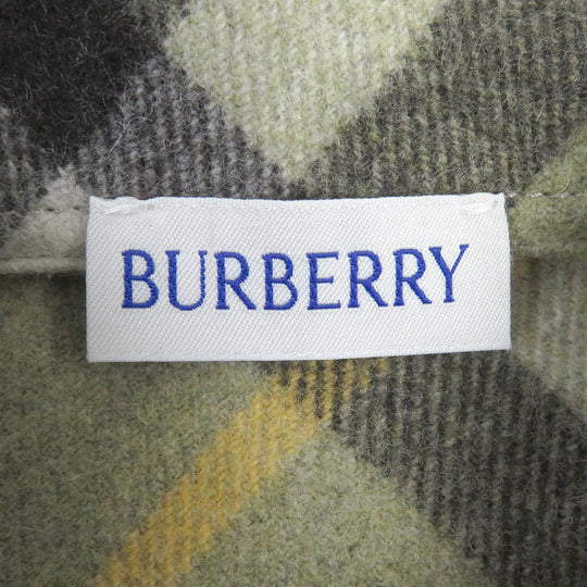 BURBERRY Long sleeve shirt 8076470 Main: 80% wool, Main: 20% nylon khaki mens S Used Authentic