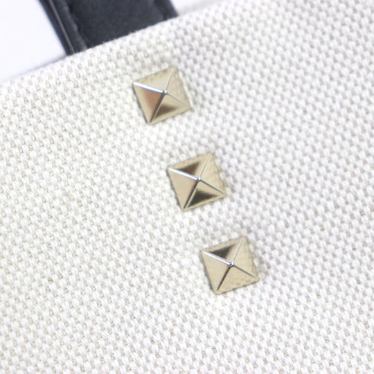 VALENTINO Tote Bag Canvas, Leather White black VLTN mens(Unisex) Used Authentic