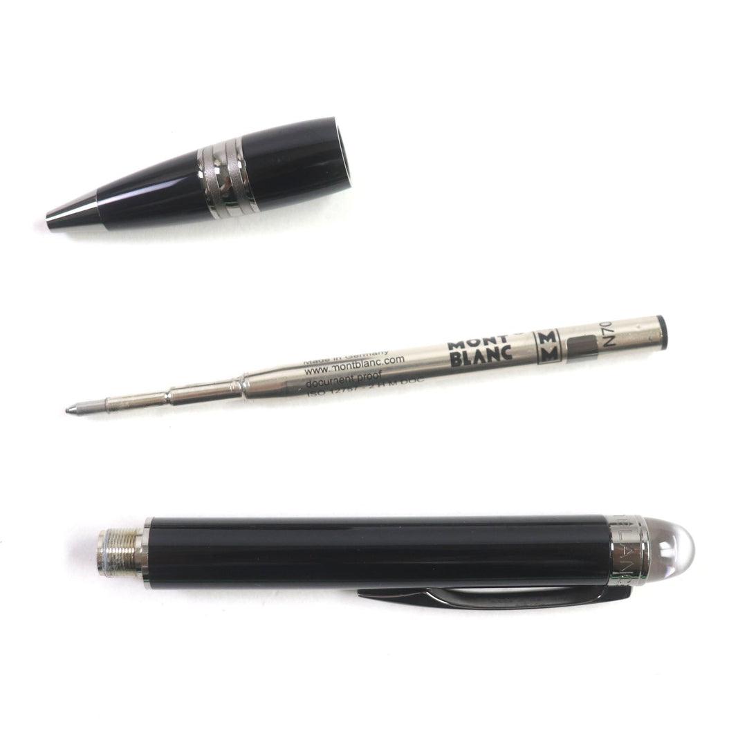 MONTBLANC Ballpoint pen Resin Black gun metallic Starwalker mens Used Authentic