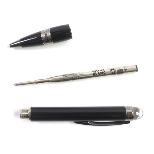 MONTBLANC Ballpoint pen Resin Black gun metallic Starwalker mens Used Authentic