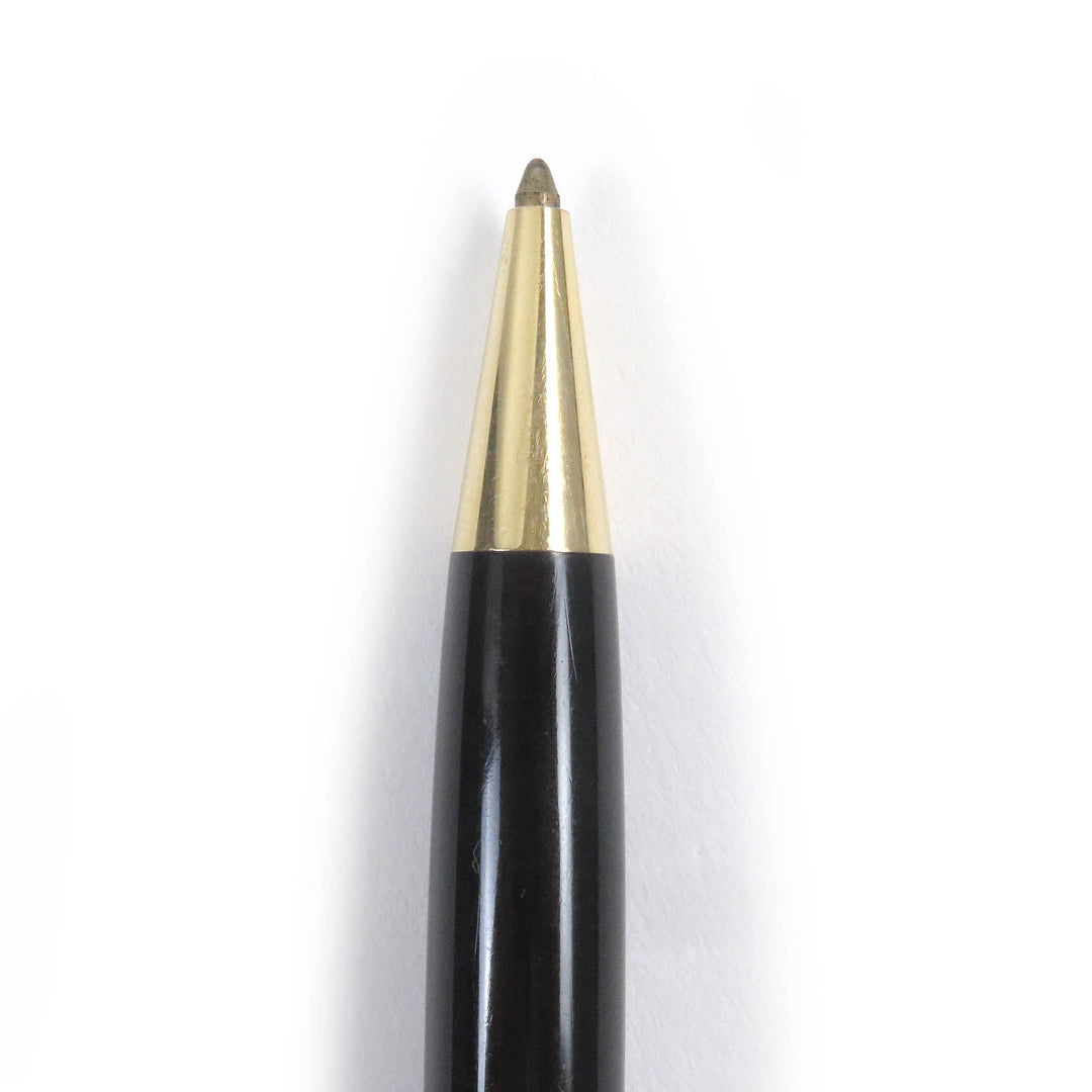 MONTBLANC Ballpoint pen Resin, Gold Plated black mens(Unisex) Used Authentic