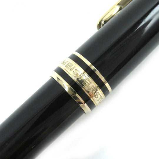 MONTBLANC fountain pen Pen point: K14 Black gold Meisterstck Classic mens Used Authentic