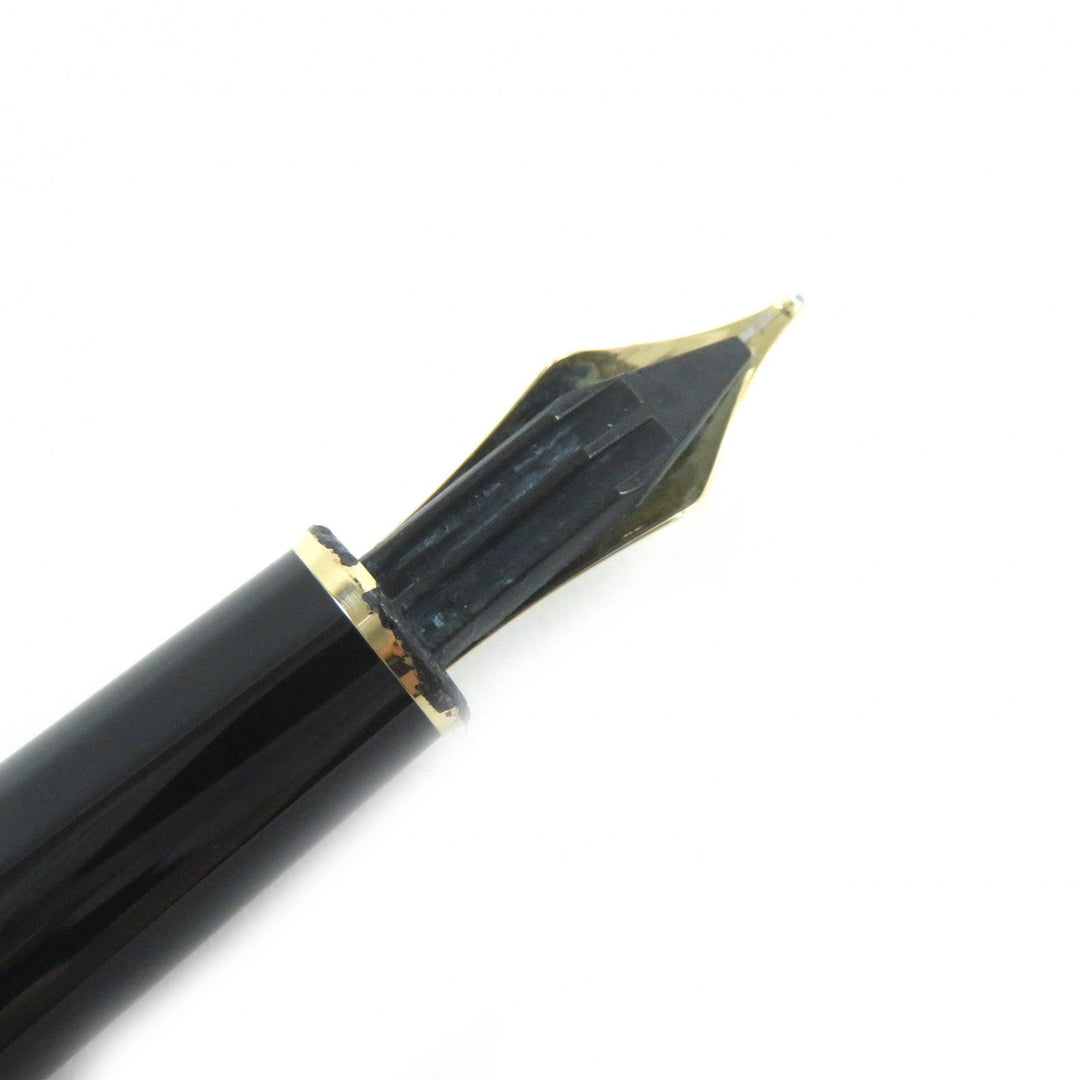 MONTBLANC fountain pen Pen point: K14 Black gold Meisterstck Classic mens Used Authentic