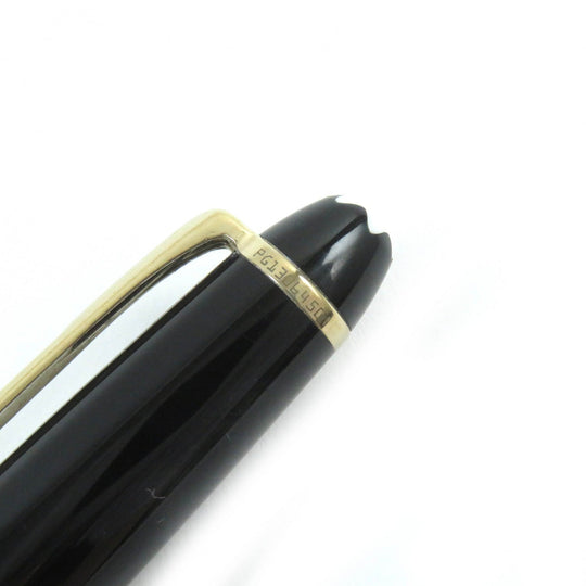 MONTBLANC fountain pen Pen point: K14 Black gold Meisterstck Classic mens Used Authentic