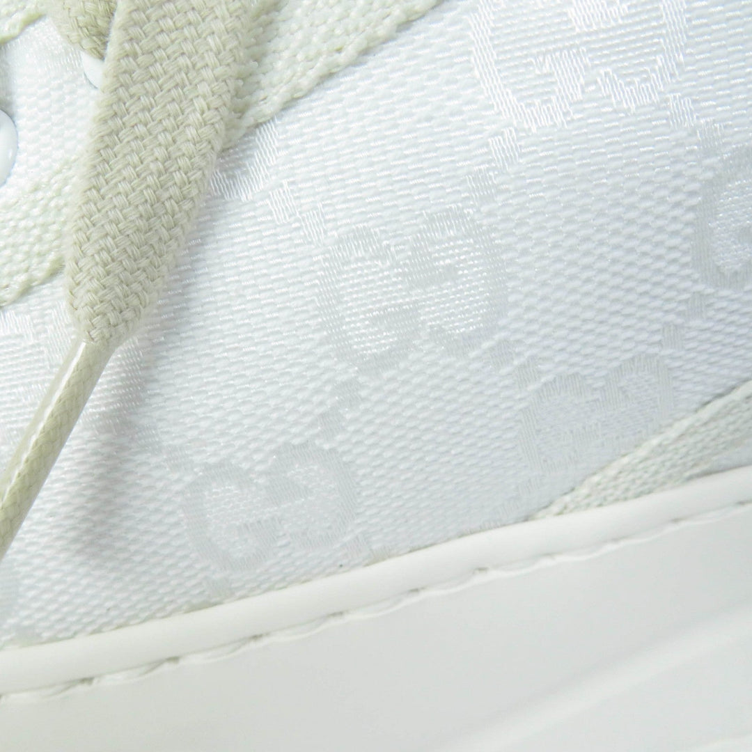 GUCCI Low cut sneakers 746767 Main: GG canvas white TENNIS 1977 Women 39.5 Used Authentic